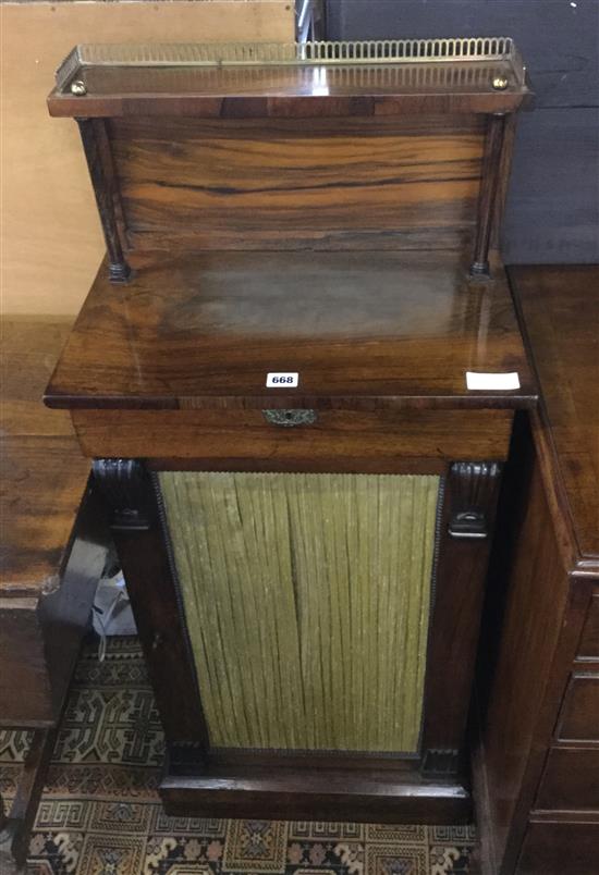 William IV rosewood small chiffonier